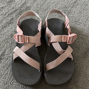 Chaco Pink and Brown Sandals